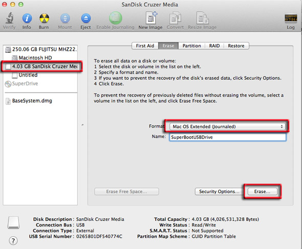 make a restore disk for mac os x on a win pc